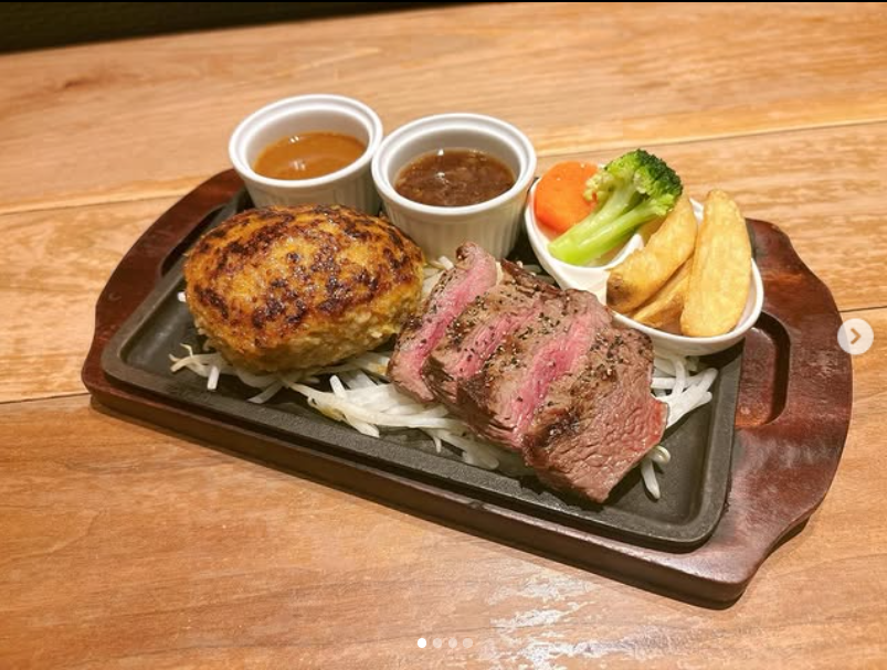 【春限定】リブステーキ＆鴨のローストステーキ